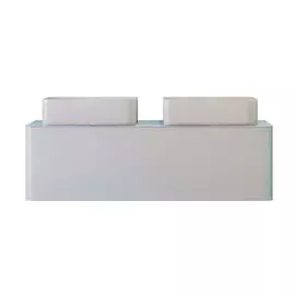 Тумба под раковину Равал Pure Pur.01.120/P/W 120 см, белая