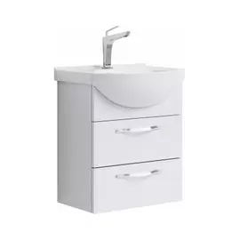 Тумба с раковиной Аквелла Аллегро Agr.01.05/2, 50 см, подвесная, 2 ящика