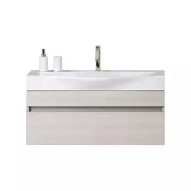 Тумба с раковиной Аквелла Бергамо Ber.01.08/A 80 см, акация