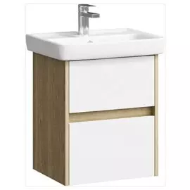 Тумба с раковиной Аквелла Сити SIT0105DB 50см, дуб балтийский