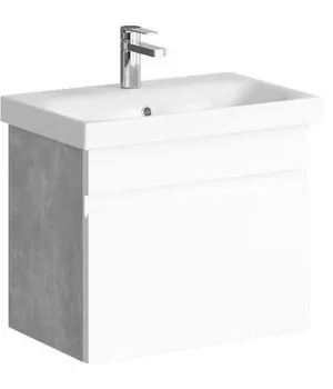 Тумба под раковину Аквелла Smart SRT0106BS 60 см подвесная, бетон светлый