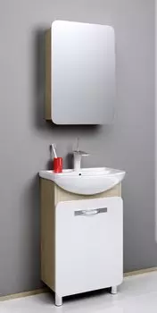 Тумба с раковиной Аквелла Veg.01.05 Вега 55см, дуб сонома