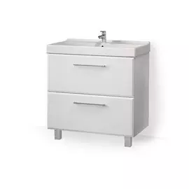 Тумба с раковиной Равал Fest Fes.07.80/N/W 80 см, белая