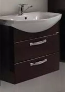 Тумба-умывальник Акватон 1.A123.3.K0A.A43.0 Ария 65-М, темно-коричневая