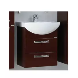 Тумба-умывальник Акватон 1.A140.0.K0A.A43.0 Ария 50 М, темно-коричневая