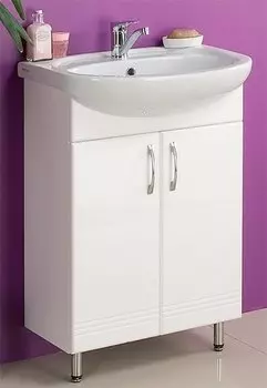 Тумба-умывальник Акватон 1A1228K0ON010 Онда 560х820х299, раковина Акварель