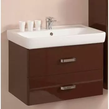 Тумба-умывальник Акватон 1A1377K0AM430 Америна 80, темно-коричневая