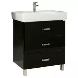 Тумба-умывальник Акватон 1А1691К0АМ950 Америна 80 М, черная