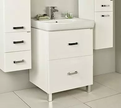 Тумба-умывальник Акватон 1А1694К0АМ010 Америна 80 Н, белая