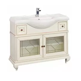 Тумба-умывальник Акватон Беатриче 1A1872K1BEM60 105 см, слоновая кость с патиной