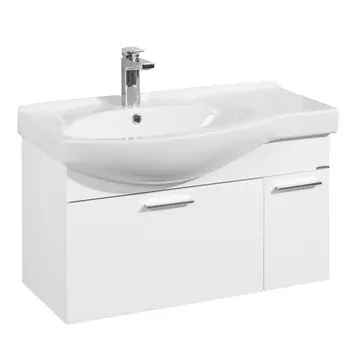 Тумба-умывальник Акватон Инди 1A188401ND010/1WH110228, 80 см, подвесная, белая