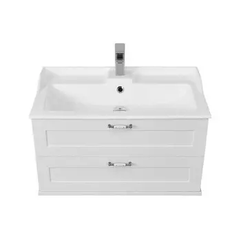 Тумба-умывальник Акватон Леон 1A1863K0LBPS0 80 см, дуб белый