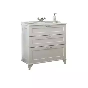 Тумба-умывальник Акватон Леон 80H 1A1878K0LBPS0 80 см, дуб белый