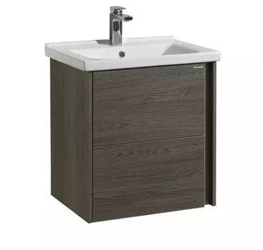 Тумба-умывальник Акватон Стоун, Миранда 1A231401SXC80/1WH302421, 60 см, грецкий орех