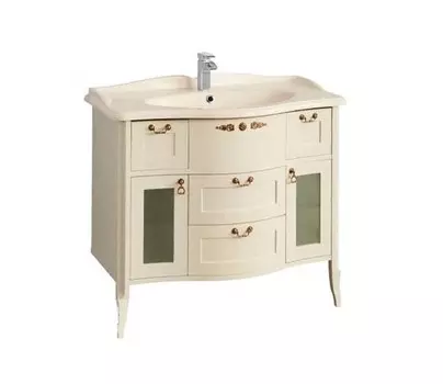 Тумба-умывальник Акватон Версаль 1A188001VSZA0 100 см, слоновая кость