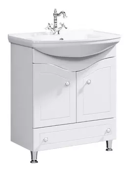 Тумба-умывальник Аквелла Франческа FR0107 75 см, белая