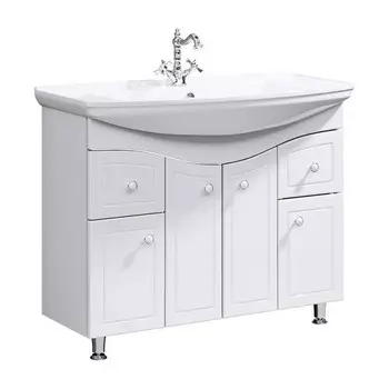 Тумба-умывальник Аквелла Франческа FR0110 105 см, белая