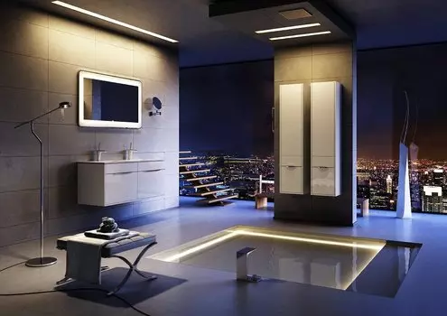 Тумба-умывальник Аквелла Mal.01.12 Малага 120см, (2 чаши)