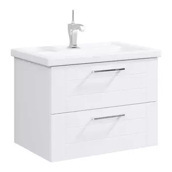 Тумба под раковину Аквелла Манчестер MAN01072 70 см, подвесная, белая
