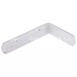 Угол крепежный белый 120х180х40х5,0 мм накл.