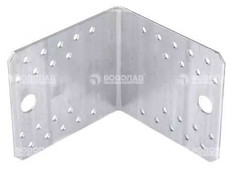 Угол крепежный оцинк. 105х105х90х2,0 мм накл.