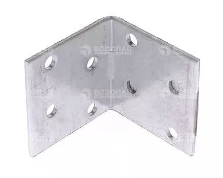 Угол крепежный оцинк. 40х40х40х2,0 мм накл.