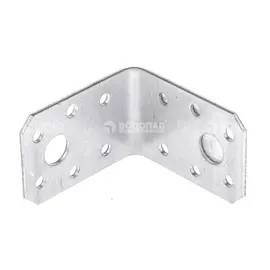 Угол крепежный оцинк. 50х50х35х2,0 мм накл.