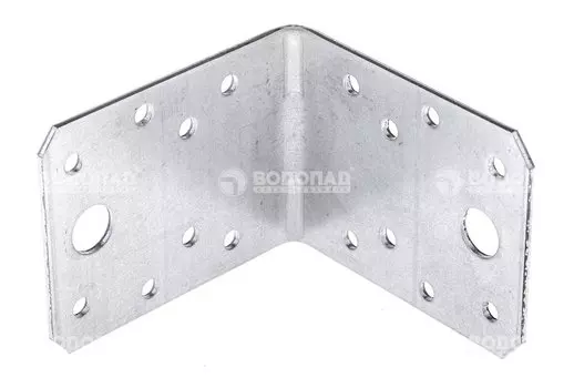 Угол крепежный оцинк. 70х70х55х2,0 мм накл.