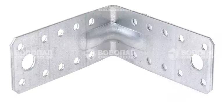 Угол крепежный усиленный 90х40х2,0 мм накл.