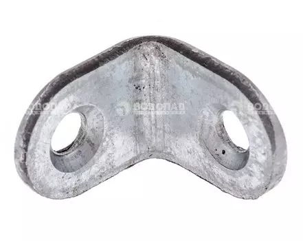 Угол мебельный оцинк. 16х16х12х1,5 мм (5 шт)- пакет Tech-Krep