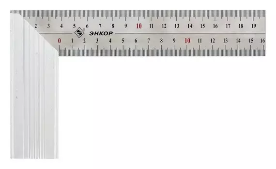 Угольник Энкор 10812 200 мм алюминиевое основание