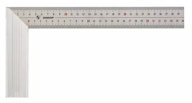 Угольник Энкор 10814 300 мм алюминиевое основание