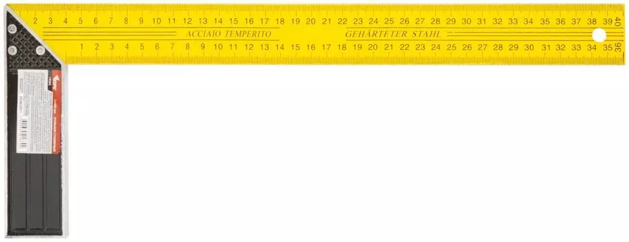 Угольник Курс 19385 столярный, желтый, 400 мм