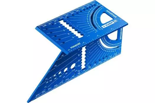 Угольник Зубр 3D 34399 многофункциональный, 7-в-1
