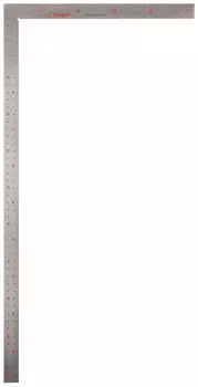 Угольник Зубр ЦЕЛЬ 34350-50 цельнометаллический, нержавеющий, 500 х 250 мм