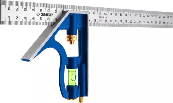 Угольник Зубр Профессионал 3436_z02 комбинированный, многофункциональный, 300 мм