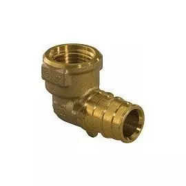 Уголок латунь 20х3/4" ВР 10бар, t-95*C