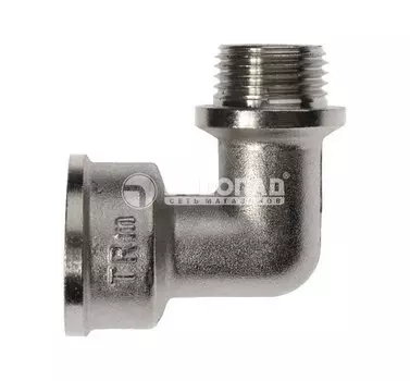 Уголок никель 1/2"х3/4" Н-В с ограничителем