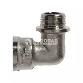 Уголок никель 1/2" В-Н с ограничителем