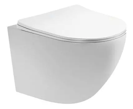 Унитаз подвесной Акватек Европа AQ1900-00 безободковый, с сидением микролифт