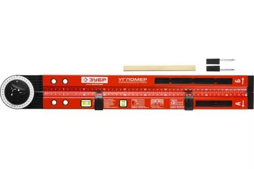 Уровень-угломер Зубр 500 мм 34740 складной
