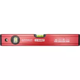 Уровень Зубр "Мастер" "УС - 5" 34585-040 коробчатый усиленный, фрезерованный, 2 глазка, крашенный, 40см