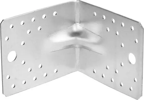 Усиленный крепежный уголок Зубр 310116-90-105 УКУ-2.0 90х105х105 х 2 мм