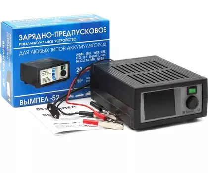Устройство зарядное Вымпел-52 2118 автомат, 5-20 А, 0,5-18 В, цифровой дисплей