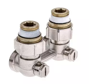 Узел 100 % угловой для радиаторов Zehnder и Purmo