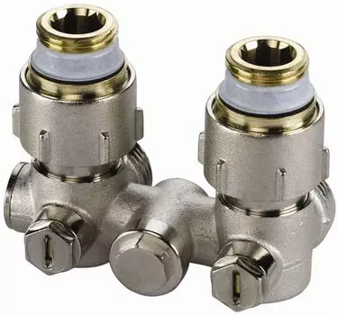 Узел 50 % угловой для радиаторов Zehnder и Purmo