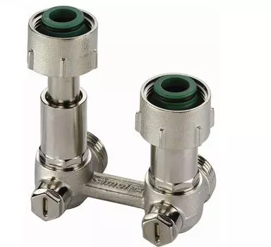 Узел телескопический 3/4"ВРх3/4"НР тип ЕT2/50, угловой для двухтрубных систем