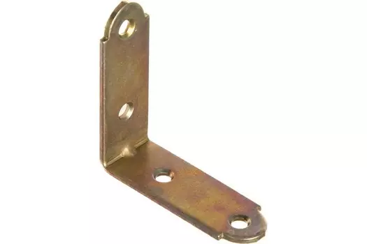 Узкий мебельный уголок Зубр 31031-50 УМ-2.0 желтый цинк 50х50х17 х 2 мм