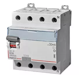 УЗО 4п 25А 30мА тип AC DX3