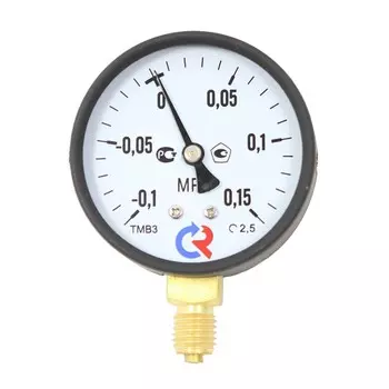 Мановакуумметр Росма ТМВ-310Р.00 D 63 мм, 150*С, (-0,1-0,5) МПа, М12х1,5 НР радиальный